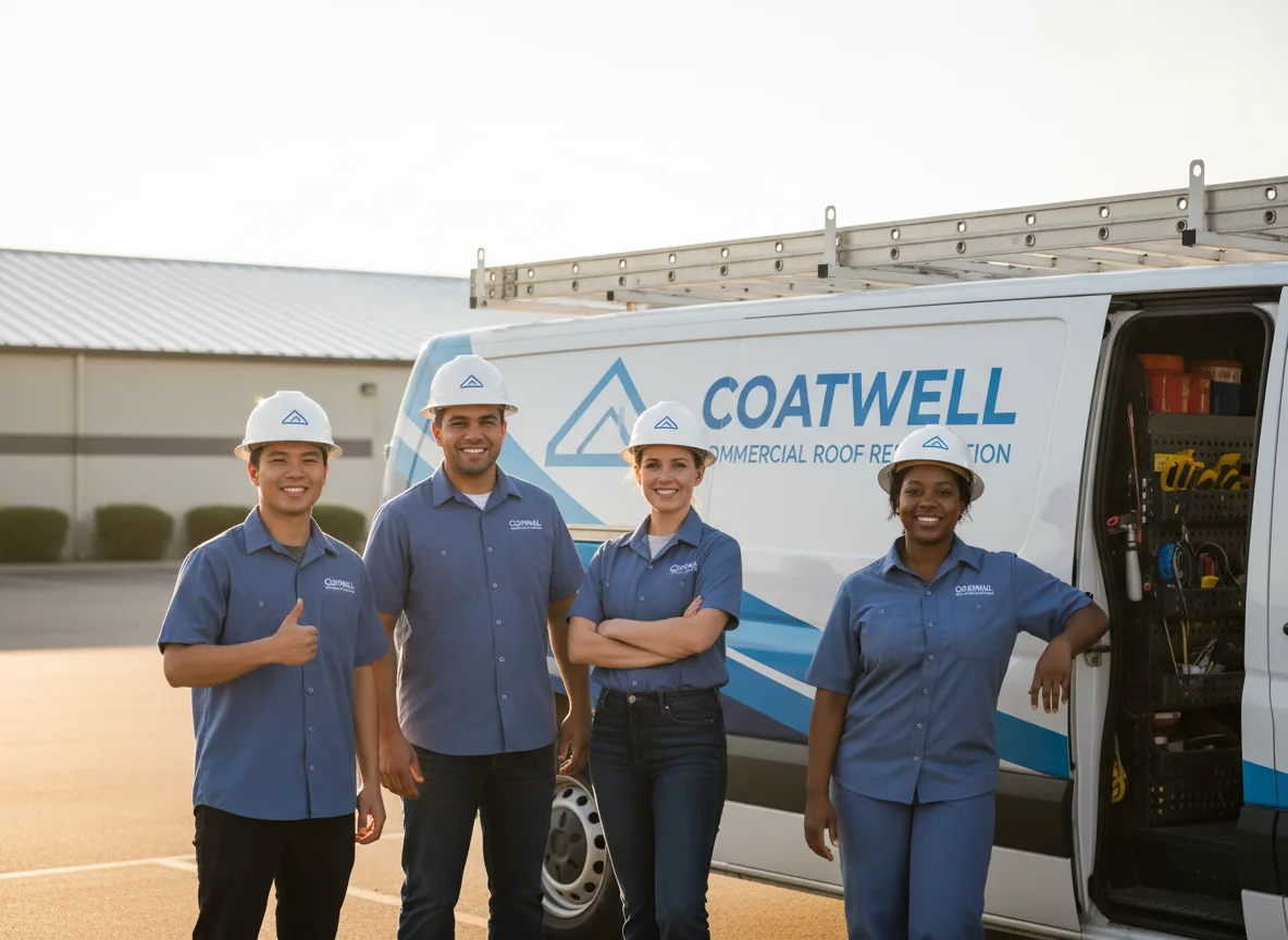 Commercial roof coating company in Anthony, TX